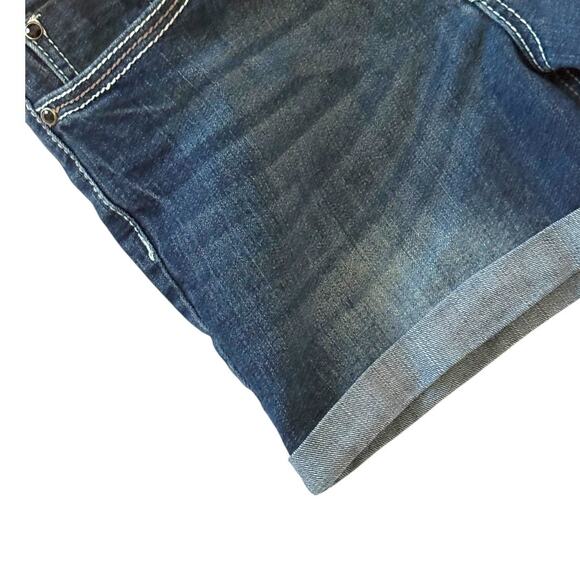 Cato Denim Shorts - Size 10 - Blue with Sparkle Stud Detail on Back Pockets - Picture 6 of 16